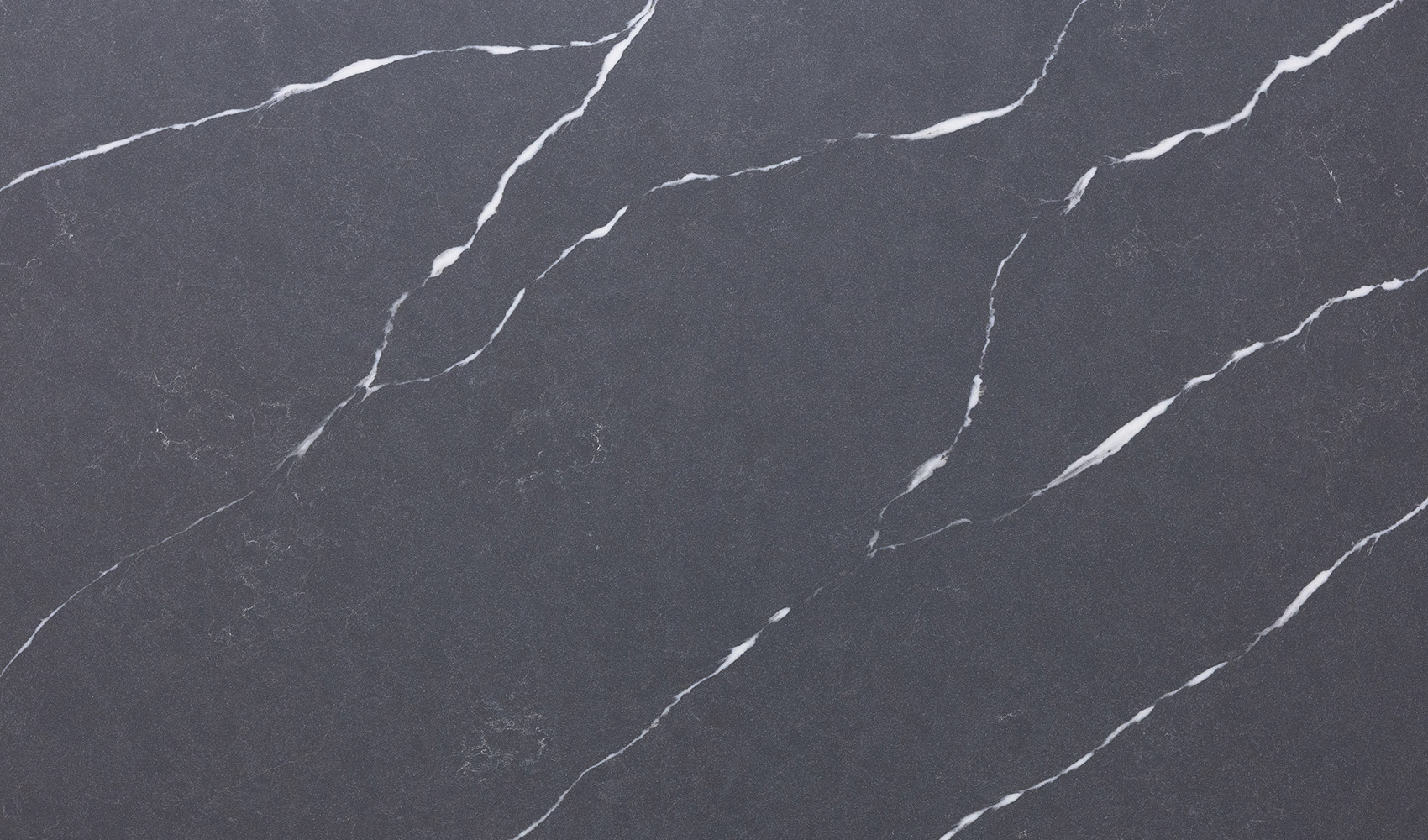 Рисунок кварцевого камня Grey Marquina